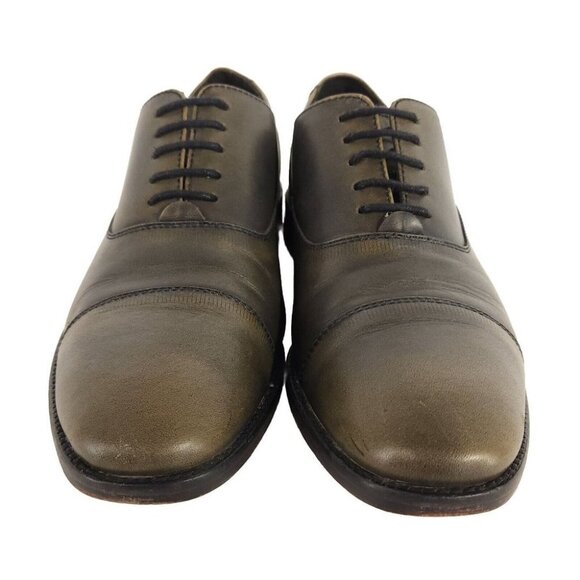 John Varvatos USA Luxe Cap Toe Derbys 8 41 Mens Leather Oxford Shoes - Picture 5 of 9